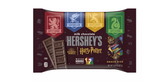 HERSHEY'S Milk Chocolate Harry Potter Halloween Candy Snack Size - 9.45oz