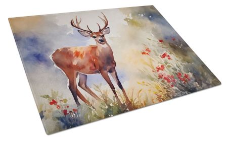 NEW Deer Glass Cutting Board Decorative Tempered Glass Kitchen Cutting and Serving Board Large Size Chopping Board